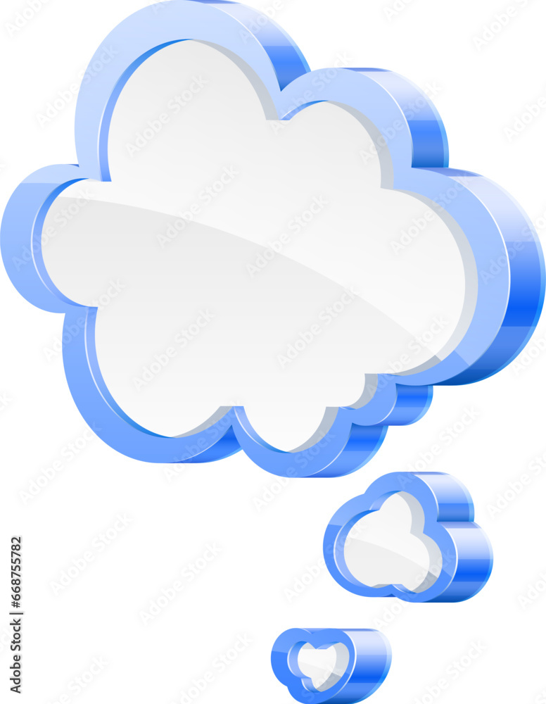 High detailed vector illustration of speech bubble concept High detailed vector illustration of speech bubble concept