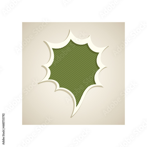 High detailed vector illustration of speech bubble concept