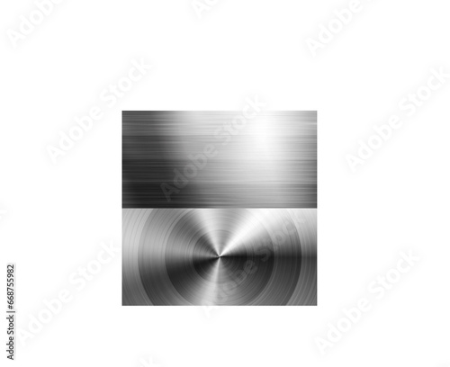 Vector illustration of brushed metal background