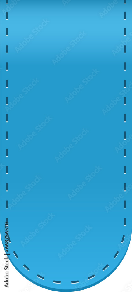 Fototapeta premium Vector illustration concept of blue ribbon isolated on white background