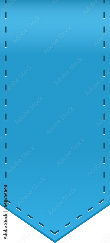 Fototapeta premium Vector illustration concept of blue ribbon isolated on white background