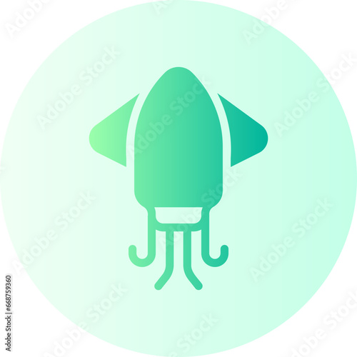 squid gradient icon