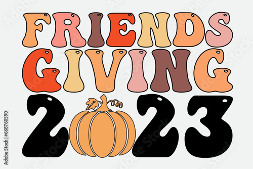 Friendsgiving Funny Thanksgiving 2023 T-Shirt