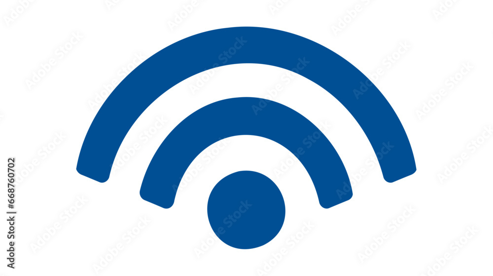 WIFI icon vector, wireless internet sign isolated on white background, flat style, vector illustration WIFI icon vector, wireless internet sign isolated on white background, flat style, vector illustration