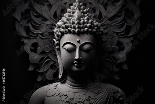 Buddha statue - generative ai © BrandwayArt