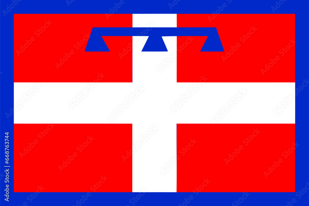 Obraz premium Flag of Piedmont