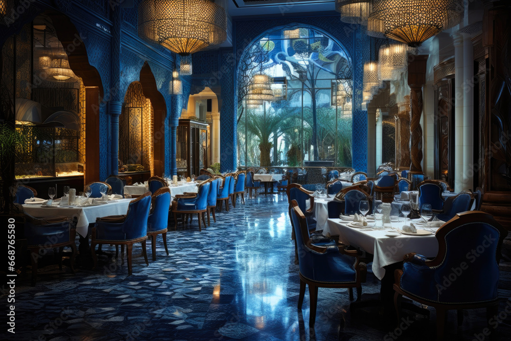 Opulent Dining: Luxurious Restaurant Ambiance