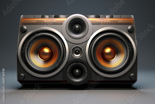 Premium Audio Equipment: Music Soundspeaker Delight