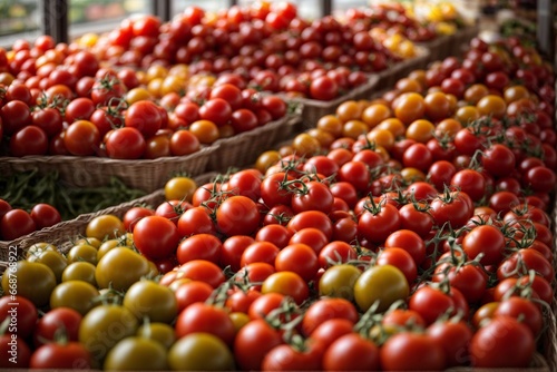 Shop with Various Varieties of Fresh Tomatoes