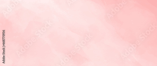 Abstract pink watercolor vector art background for cards, flyer, poster, banner, cover design prestigious voucher and invitation. Hand drawn luxury template for Valentines Day. Watercolour backdrop.