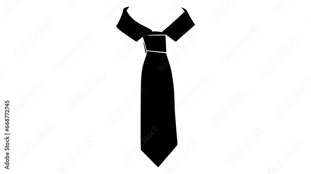 Tie Icon in trendy flat style isolated on grey background. Necktie symbol for your web site design, logo, app, Tie Icon in trendy flat style isolated on grey background. Necktie symbol for your web site design, logo, app,