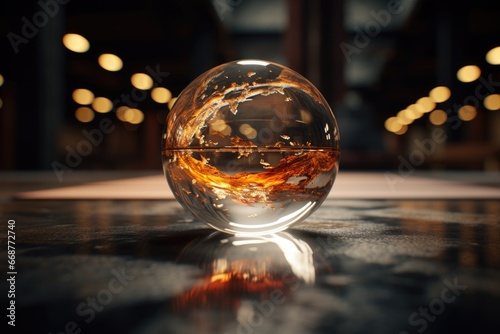 Glass magic ball photo