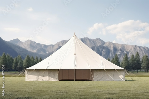Promotional Tent Mockup for Marketing