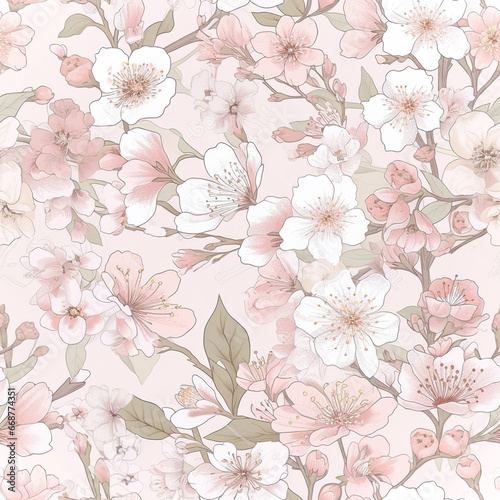 Sakura Serenade: A Pastel Cherry Blossom Symphony,blossom background,background with cherry blossom