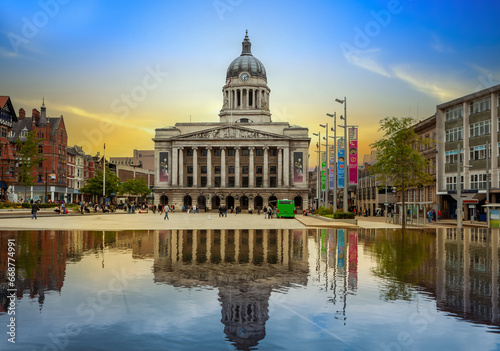 Nottingham Council House in England