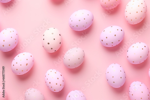 Easter Egg Patterns in Soft Pastels