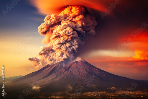 Nature's Fury: Massive Volcano Erupts in Chaos