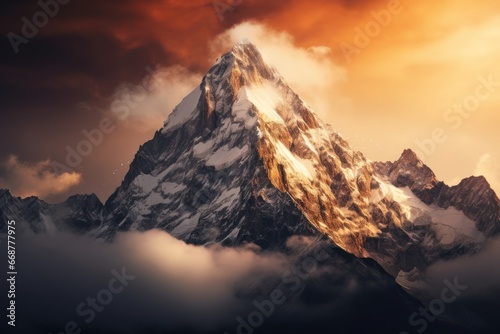 Mountain peaks offer awesome views. © Morphart