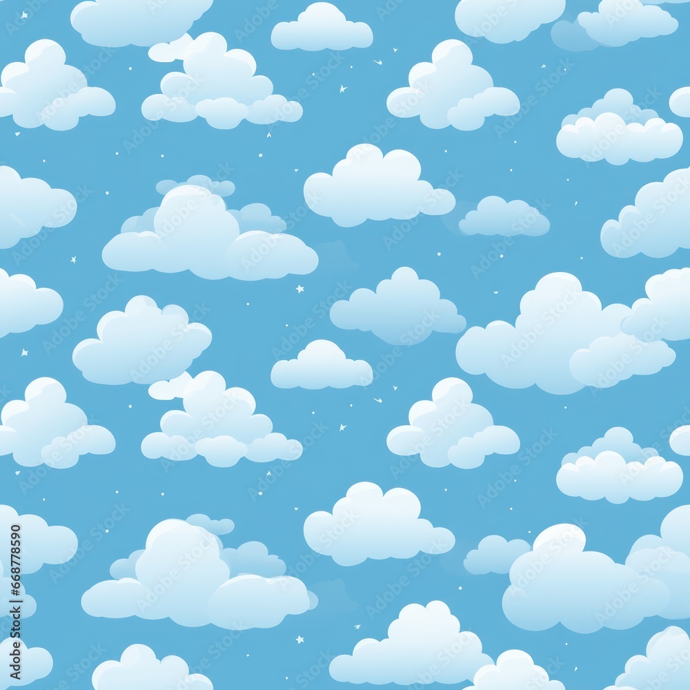 Seamless cloud texture for e-commerce product listings - perfect tilable pattern.