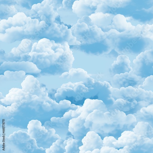Seamless Tilable Cloud Pattern for Virtual Backgrounds
