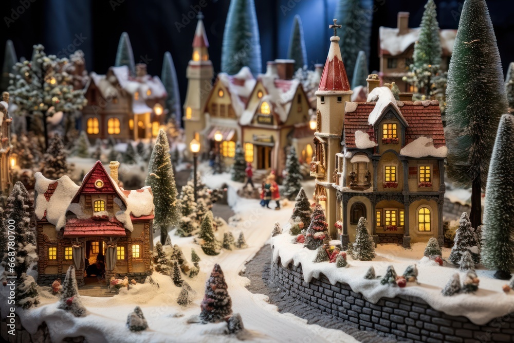 Shimmering Xmas Town: Radiant Illuminations Shimmering Xmas Town: Radiant Illuminations