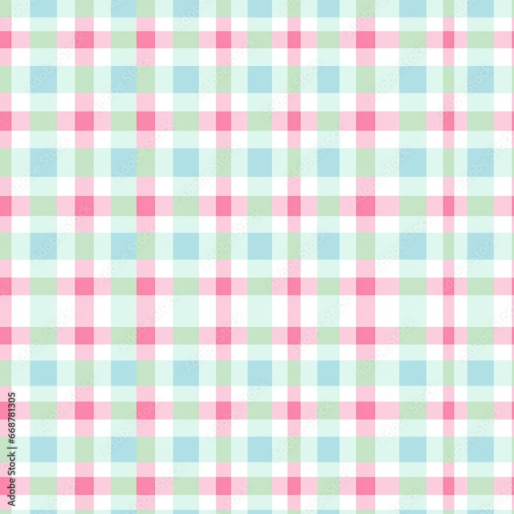 Seamless Gingham Pattern for Baby Clothes Seamless Gingham Pattern for Baby Clothes