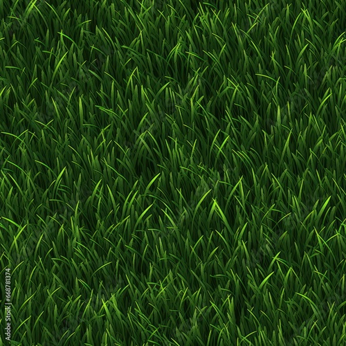 Seamless Lawn Texture Pattern: Grass Tiles