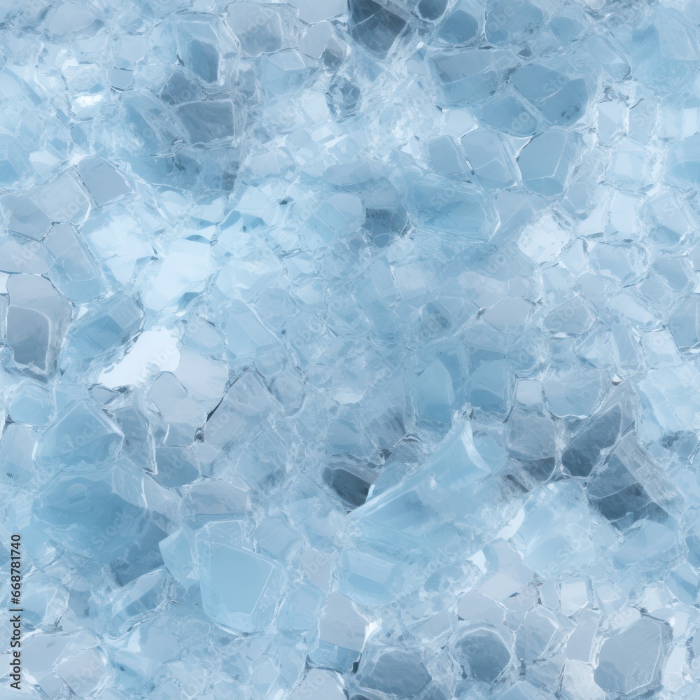 Seamless tilable pattern for virtual frozen scenes featuring ice texture. Seamless tilable pattern for virtual frozen scenes featuring ice texture.