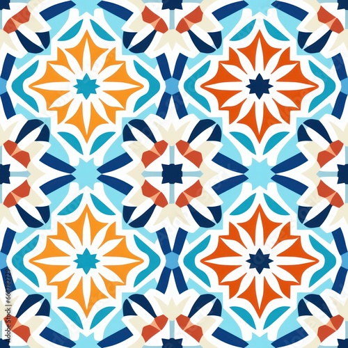 Moroccan Backpack Pattern: Tilable & Seamless Design