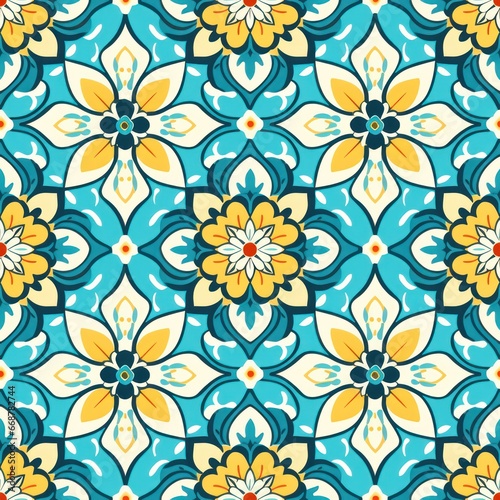Seamless Moroccan Bedding Pattern - Tilable