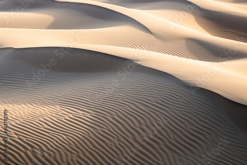 Sand Dunes' Organic Patterns