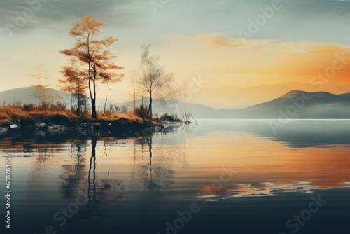 Lake's Serene Reflections