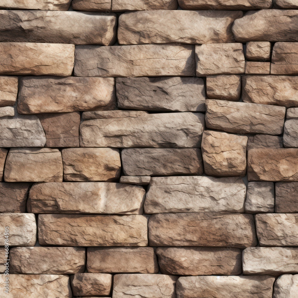Seamless Tilable Stone Texture for Exterior Walls