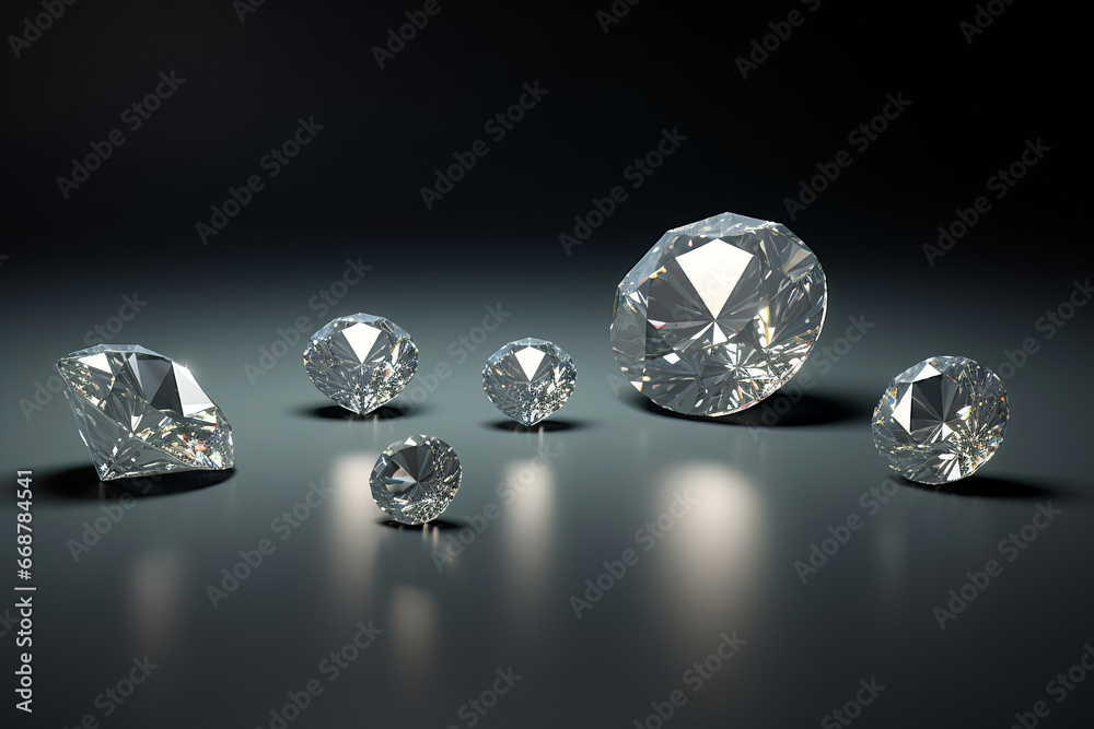 diamonds isolated on transparent background generative ai diamonds isolated on transparent background generative ai