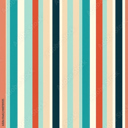 Seamless Striped Bed Sheet Pattern