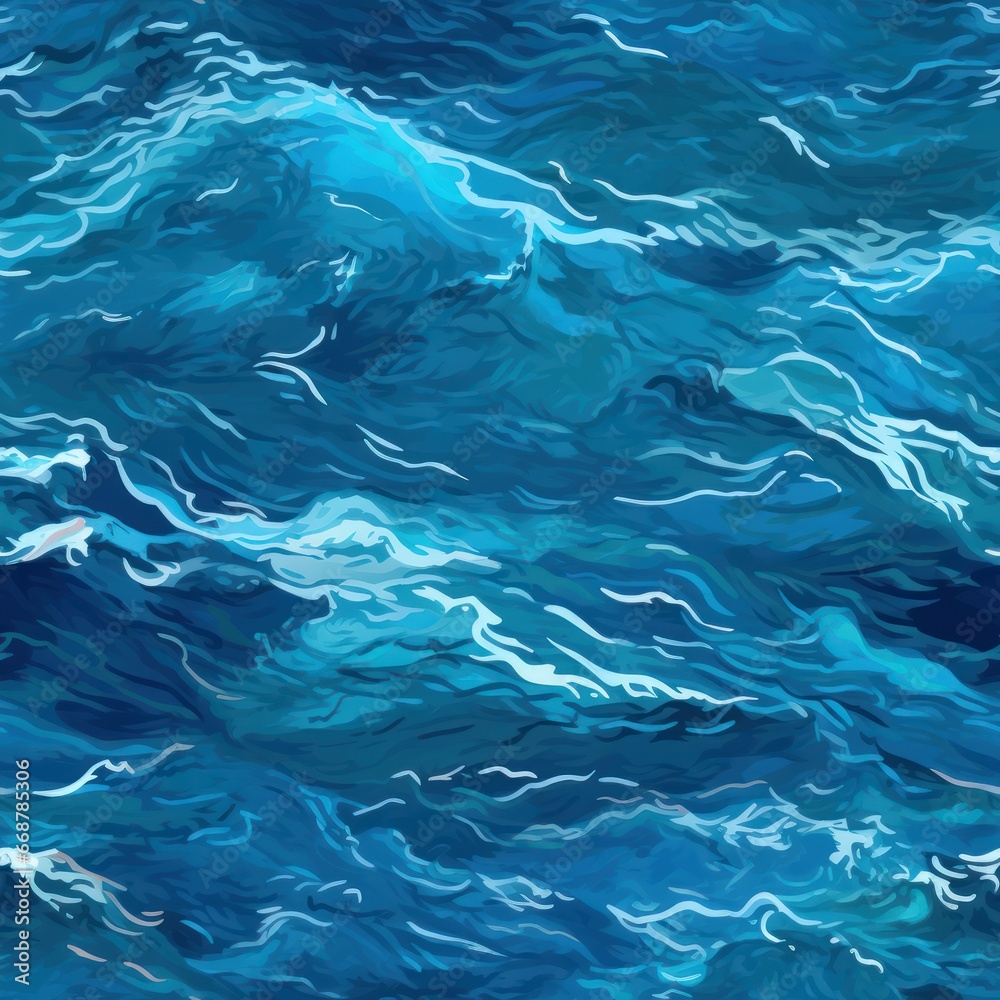 Seamless tilable water pattern for virtual oceans.