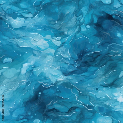Seamless water texture for digital art patterns.