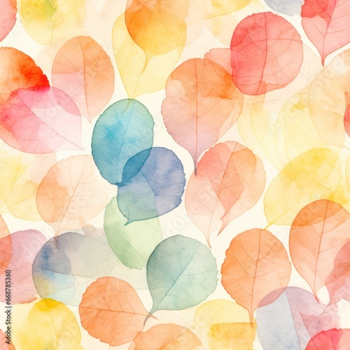 Seamless Watercolor Texture Pattern for Virtual Illustrations