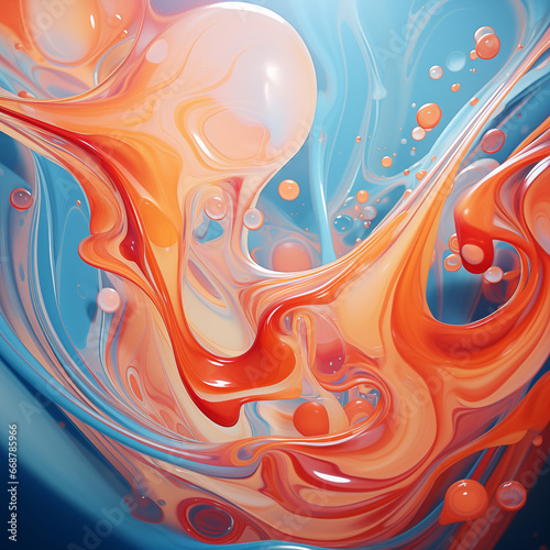 Colorful abstract liquid background, texture, acrylic, sublimation, banner, print