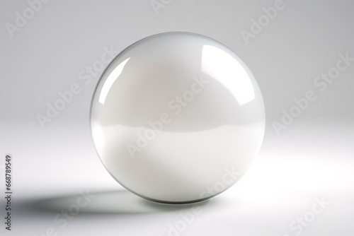 white egg isolated on white