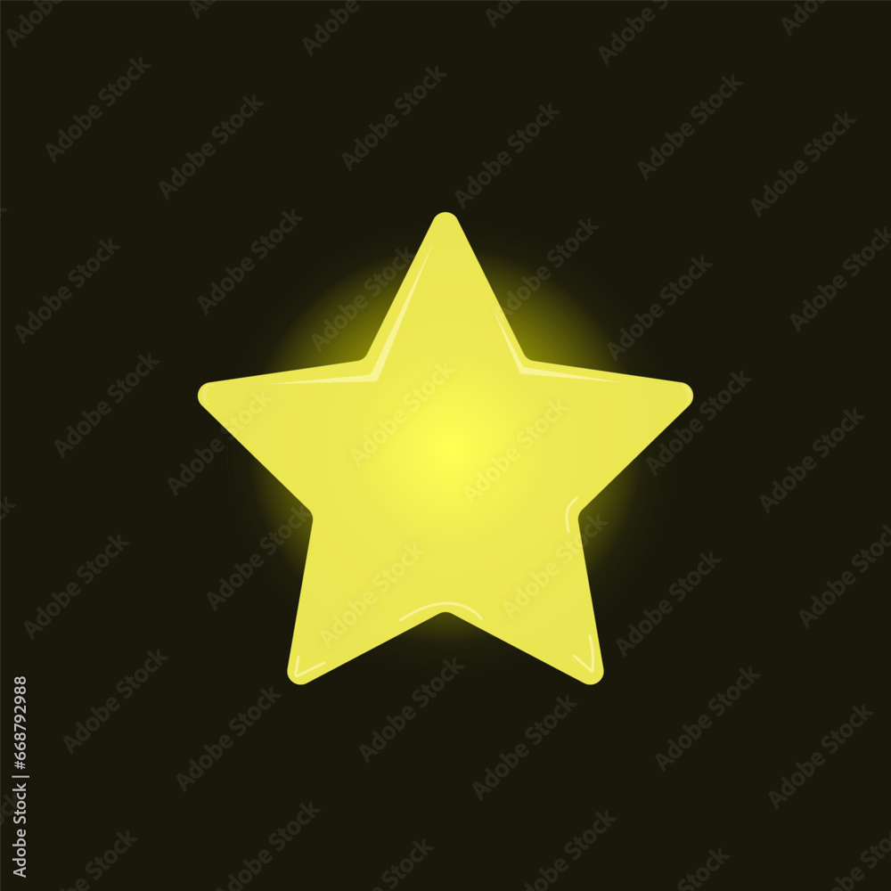 Cute Star illustration vector design Cute Star illustration vector design