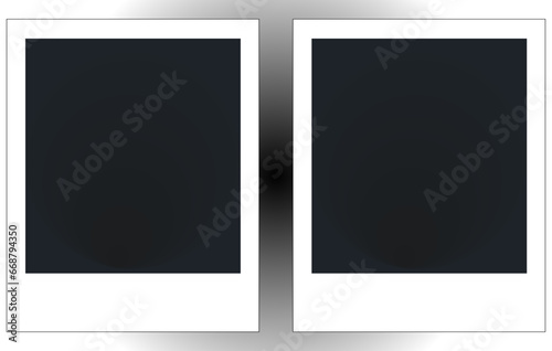 blank photo frames