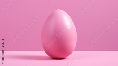 one pink egg.