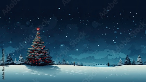 Universal winter and Christmas background © BrandwayArt