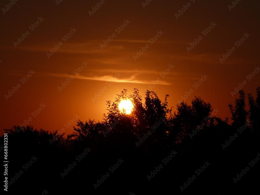 Obraz premium захід сонця