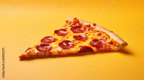 one slice of pizza.