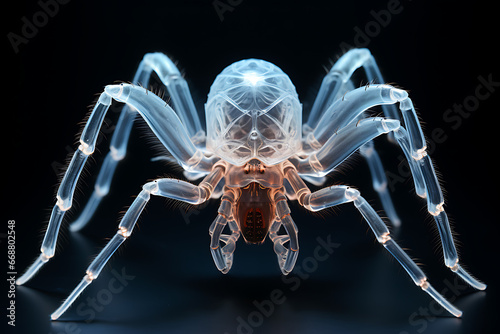 Arañas y tarántulas vistas por Rayos X