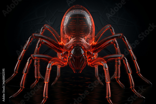 Arañas y tarántulas vistas por Rayos X © VicPhoto