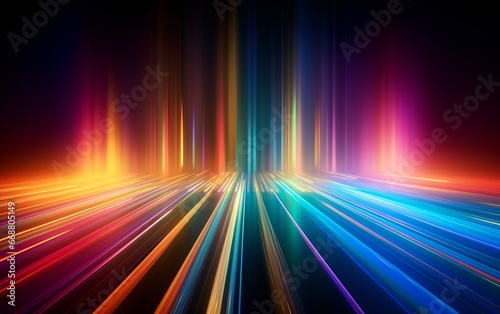 abstract vibrant light glow background