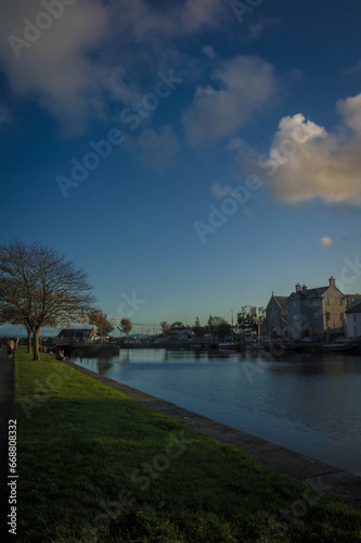 mouth of the river corrib in galway © kippis